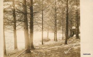 C-1910 The Pines Sunset Lakes Vermont RPPC Real photo postcard1535