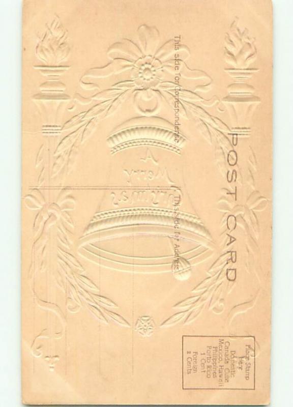 Divided-Back CHRISTMAS SCENE Great Postcard W9494