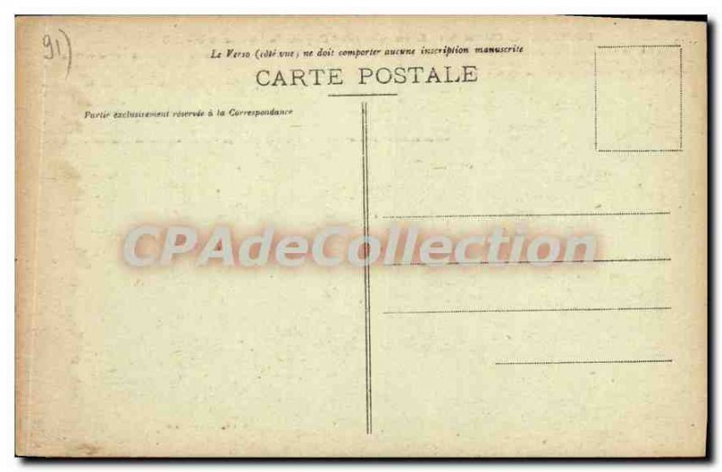 Postcard Old Dourdan Le Chateau Fort Main Entree