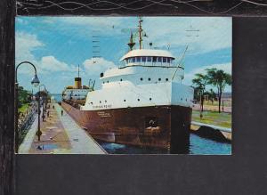 Freighter Sparrows Point Postcard 