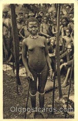 Afrique Equatoriale Francaise African Nude Unused 