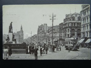 Manchester PICCADILLY c1906 Postcard