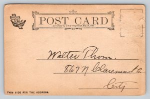 Sunday School Religious  Boy Named Walter   Postcard