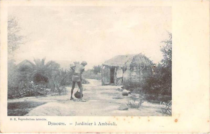 Djibouti - Jardinier à Ambouli