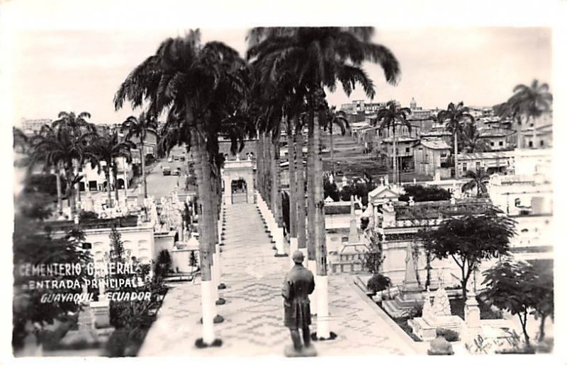 Cementerio General Guayaquil Ecuador, Republica del Ecuador Postal Used Unknown 