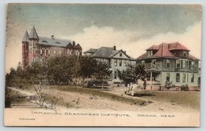 North Omaha NE~Immanuel Deaconess Institute~Hospital~Orphanage~1907 Hand-Colored