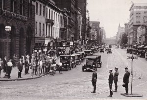 Washington D C Corner Of 9th and F Streets N W Looking West Circa 1920