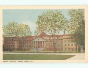 Unused 1930's Ottawa University - Ottawa Ontario ON E0694@