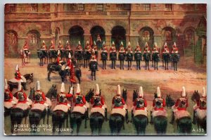 Whitehall Horse Guards Changing of the Guard Valentine's London UK Postcard K11