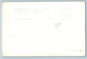 Panama Postcard Street Scene And Building Balcony c1930's Vintage RPPC Photo