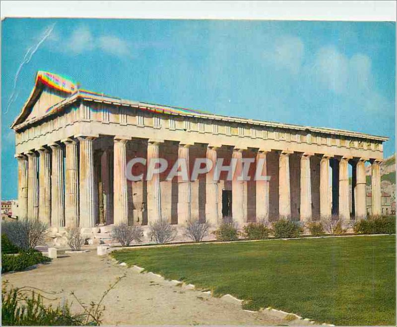 Postcard Modern Athens The Theseion (Temple of Hephaestus)