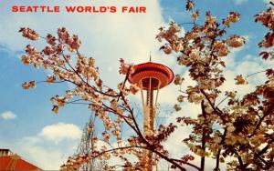 WA - Seattle, 1962. Seattle World's Fair (Century 21 Exposition). Space Needl...