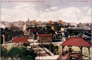 Postcard Birds Eye View from West St. Paul, Minnesota~3397