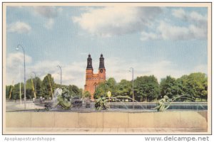 Sweden Eskilstuna Carl Mille's Skulptur Jonas och valfisken