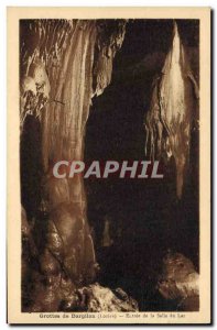 Old Postcard Cave Caves Dargilan Entrance of Hall Lake