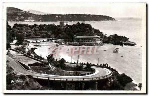 Old Postcard Monte Carlo Beach and Cap Martin