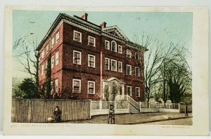 Annapolis Maryland Chase Mansion Postcard J6