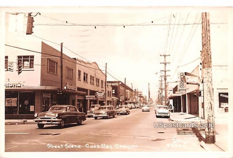 Street Scene - Coos Bay, Oregon OR  