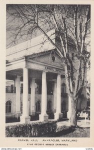 ANNAPOLIS , Maryland , 1910-30s  ; Carvel Hall , 2 postcards