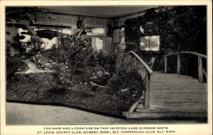 Ely Minnesota MN Ely Commercial Club c1930s-40s Postcard