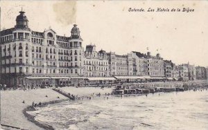 Belgium Oostende Les Hotels de la Diguer 1909