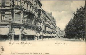 Gruss Aus Wiesbaden Germany c1905 Postcard