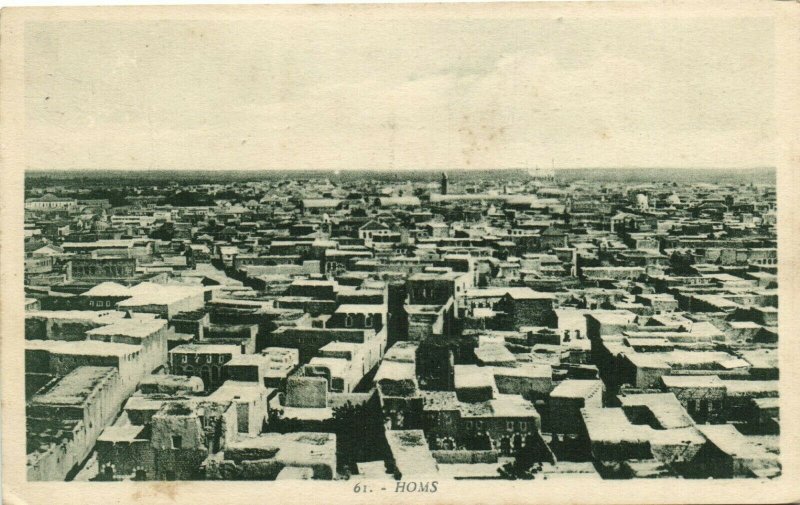 PC SYRIA, HOMS, GENERAL VIEW, Vintage Postcard (b27311)