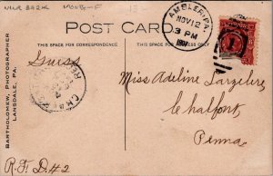 RPPC Postcard 223 Madison Ave Fort Washington PA