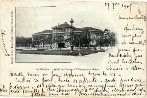 CPA AK VIETNAM Cochinchine - Hotel des Postes et Télégraphes a SAIGON(190353)