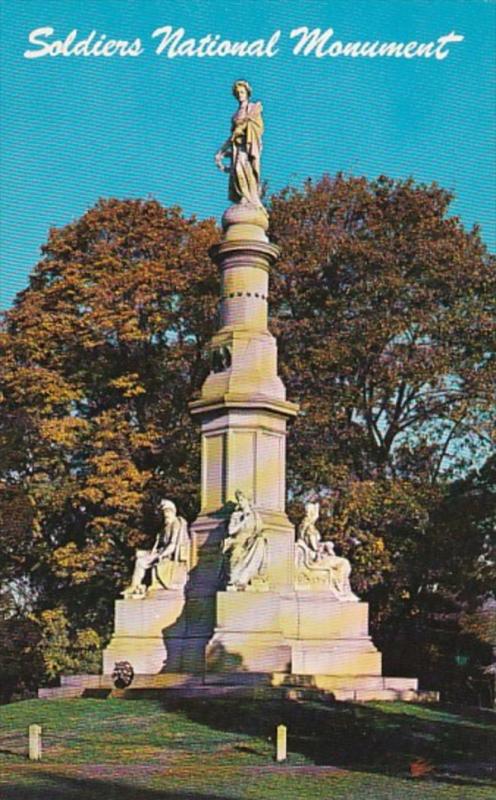 Pennsylvania Gettysburg Soldier's National Monument 1965