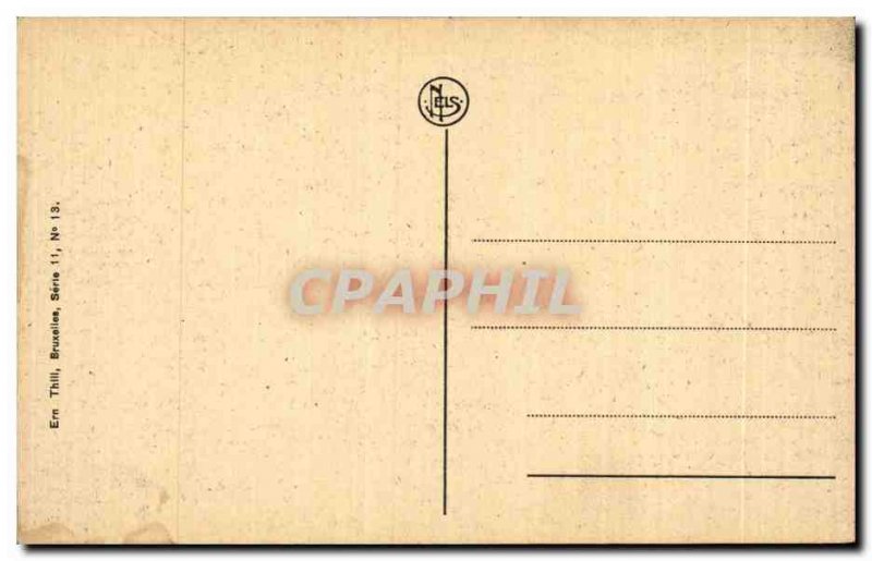 Old Postcard Rochefort Landscape Wood of Falizes