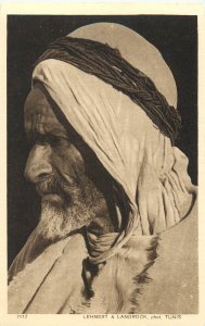 Postcard Types D' Orient Arabe Arab Tunisian Old Man Ser 2 # 212 Tunis