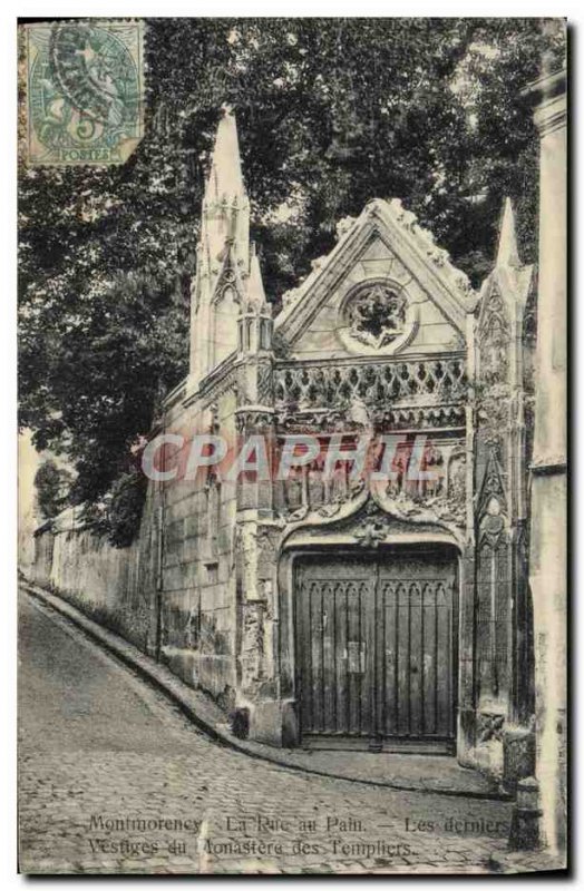 Old Postcard Montmorceny Street Bread The last vestiges of the Monastery of t...