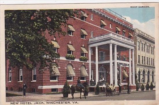 Virginia Winchester New Hotel Jack 1915