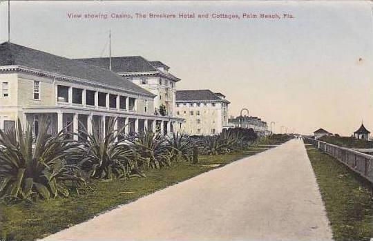 Florida Palm Beach Breakers Hotel Cottages & Casino 1909