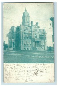 c. 1910 Court House Napoleon, OH. Postcard P15 