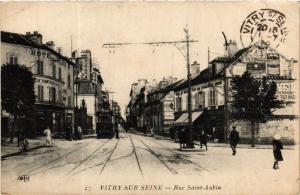 CPA VITRY-sur-SEINE Rue Saint-Aubin (600261)