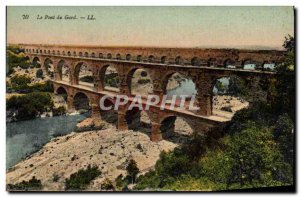 Old Postcard The Pont Du Gard