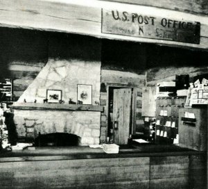 New Salem IL State Park First Berry-Lincoln Store US Post Office 1948 Postcard