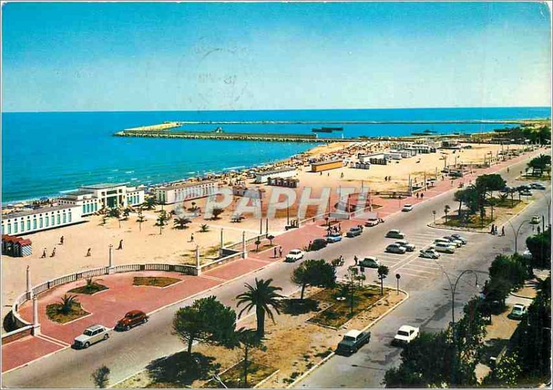 Postcard Modern Giulianova Beach View