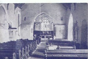 Wales Postcard - Porthcawl - Newton Church - Interior View - Glamorgan - TZ3843