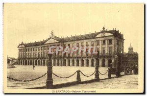 Old Postcard Santiago Palacio Consistorial