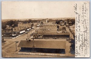 K15/ Janesville Minnesota RPPC Postcard c1910 Railroad Depot  108