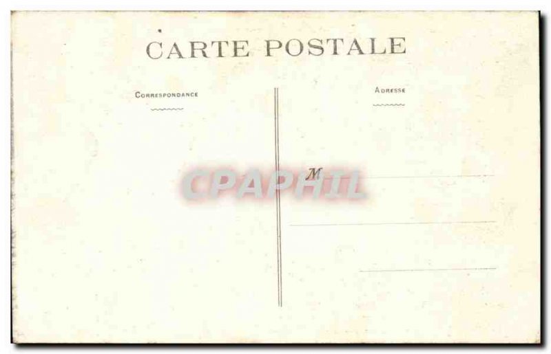 Old Postcard Brittany Brittany Cotes surf Sea