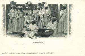 suriname, Native Market Women in Traditional Dresses (1899)