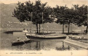 CPA AIX-les-BAINS Le grand Port (681830)