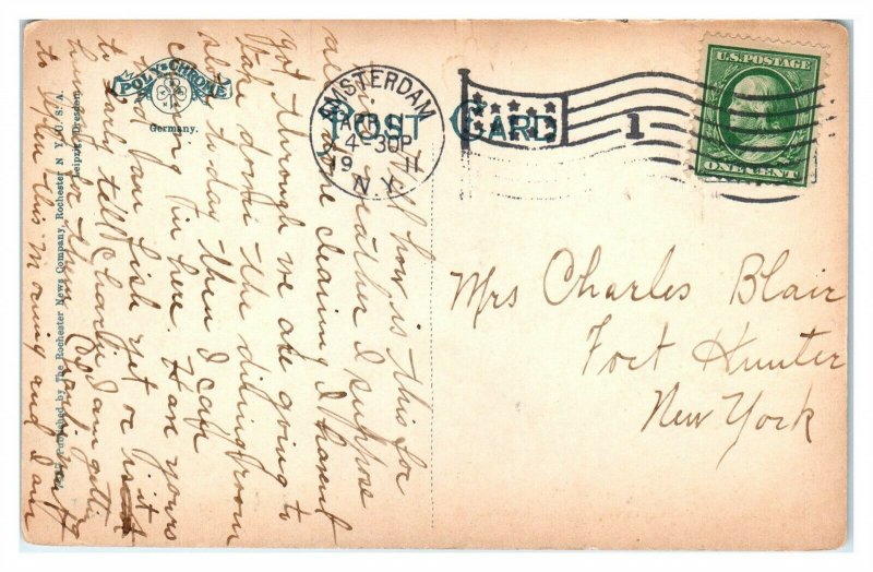 1911 Twin Bays, Valcour Island, Lake Champlain, NY Postcard *6L(3)23