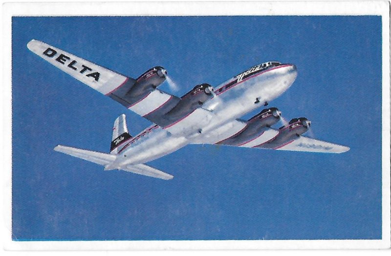 Deltaliner DC-8 56 Passenger Airplane 300 Miles per Hour