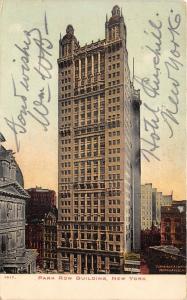 New York City~Park Row Building~1907 Illustrated Postcard Company Pc