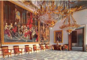 BR71077 palace throne salon   la granja de san ildefonso segovia spain